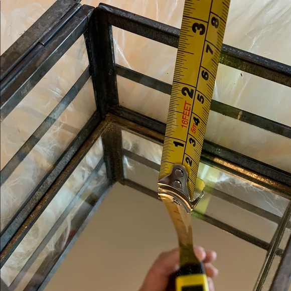 Glass and metal mirrored display case NWOT - Picture 8 of 12